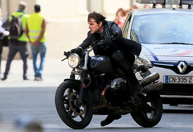 Tom Cruise při natáčení filmu  / Mission: Impossible 6