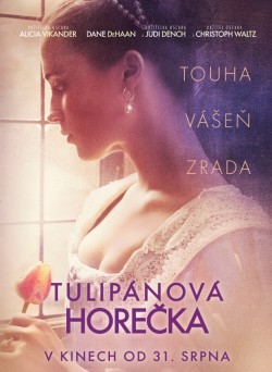 Český plakát filmu Tulipánová horečka / Tulip Fever