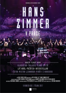 Český plakát filmu Hans Zimmer v Praze / Hans Zimmer Live on Tour
