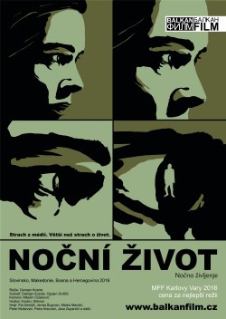 Český plakát filmu Noční život / Nočno življenje