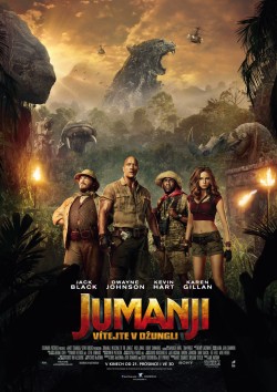 Český plakát filmu Jumanji: Vítejte v džungli! / Jumanji: Welcome to the Jungle