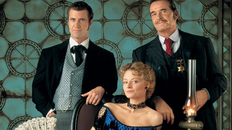 Mel Gibson, Jodie Foster, James Garner ve filmu Maverick / Maverick