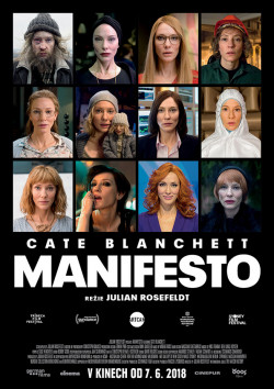 Český plakát filmu Manifesto / Manifesto