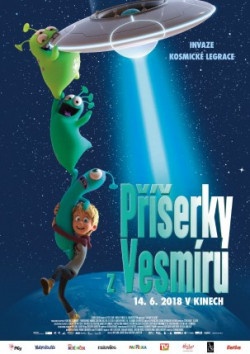 Český plakát filmu Příšerky z vesmíru / Luis und die Aliens