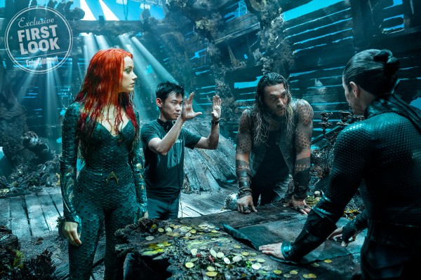 Amber Heard, Jason Momoa, James Wan ve filmu Aquaman / Aquaman