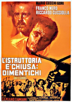 Plakát filmu Vyšetřování skončilo - zapomeňte / L'istruttoria è chiusa: dimentichi