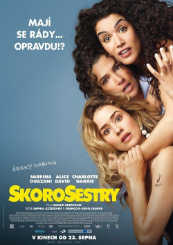 Český plakát filmu Skorosestry / Demi soeurs