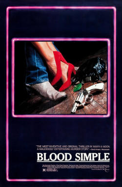 Plakát filmu Zbytečná krutost / Blood Simple.