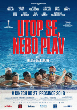 Český plakát filmu Utop se, nebo plav / Le grand bain