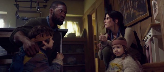 Sandra Bullock, Trevante Rhodes ve filmu  / Bird Box