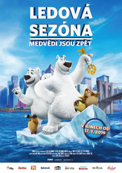 Český plakát filmu Ledová sezóna: Medvědi jsou zpět / Norm of the North: Keys to the Kingdom