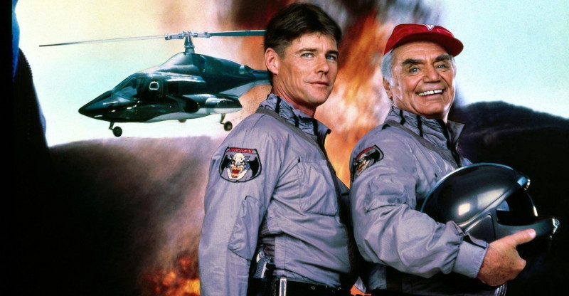 Jan-Michael Vincent, Ernest Borgnine ve filmu  / Airwolf