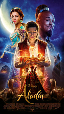 Český plakát filmu Aladin / Aladdin