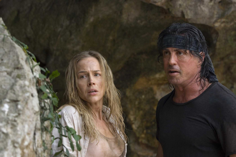 Sylvester Stallone, Julie Benz ve filmu Rambo: Do pekla a zpět / Rambo