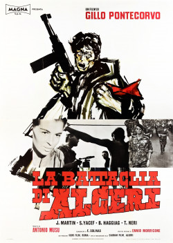 Plakát filmu Bitva o Alžír / La battaglia di Algeri