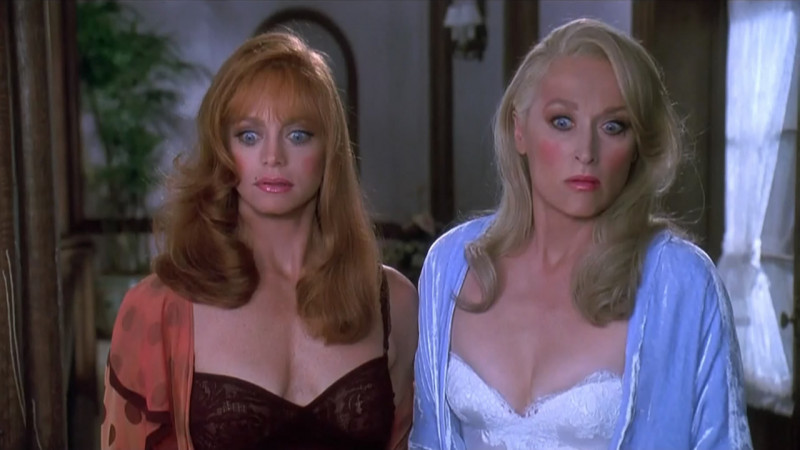 Meryl Streep, Goldie Hawn ve filmu Smrt jí sluší / Death Becomes Her