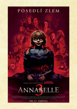 Český plakát filmu Annabelle 3 / Annabelle Comes Home
