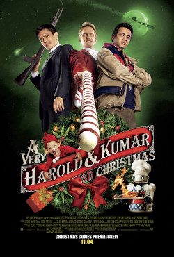 Plakát filmu Zahulíme, uvidíme 3 / A Very Harold & Kumar 3D Christmas