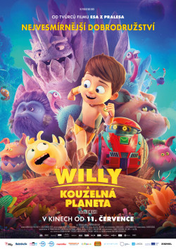Český plakát filmu Willy a kouzelná planeta / Terra Willy: Planéte inconnue