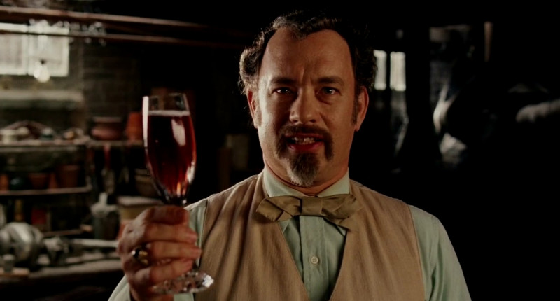 Tom Hanks ve filmu Lupiči paní domácí / The Ladykillers