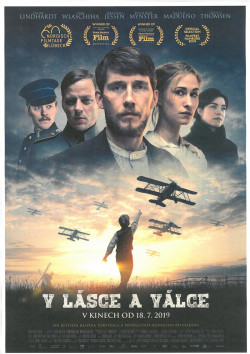 Český plakát filmu V lásce a válce / I krig & kærlighed
