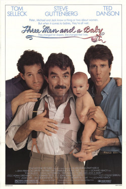 Plakát filmu Tři muži a nemluvně / 3 Men and a Baby