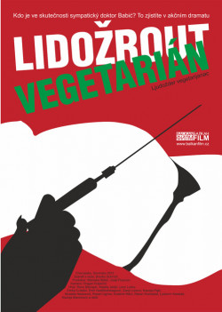 Český plakát filmu Lidožrout vegetarián / Ljudozder vegetarijanac
