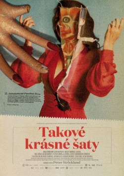 Český plakát filmu Takové krásné šaty / In Fabric