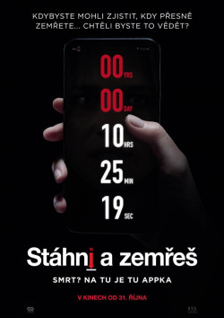 Český plakát filmu Stáhni a zemřeš / Countdown
