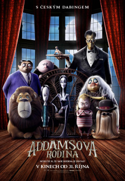Český plakát filmu Addamsova rodina / The Addams Family