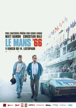 Český plakát filmu Le Mans '66 / Ford v Ferrari