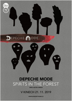 Český plakát filmu Depeche Mode: SPIRITS in the Forest / Spirits in the Forest