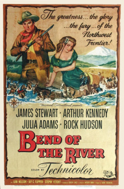 Plakát filmu U řeky / Bend of the River