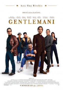 Český plakát filmu Gentlemani / The Gentlemen