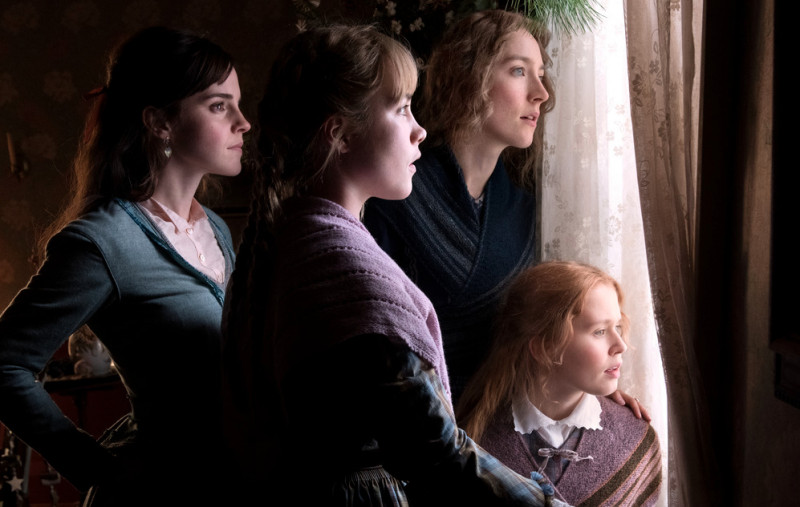 Emma Watson, Florence Pugh, Saoirse Ronan, Eliza Scanlen ve filmu Malé ženy / Little Women