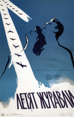 Plakát filmu Jeřábi táhnou / Letyat zhuravli