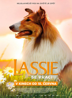 Český plakát filmu Lassie se vrací / Lassie - Eine abenteuerliche Reise
