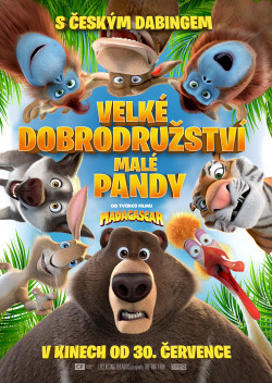 Český plakát filmu Velké dobrodružství malé pandy / Big Trip