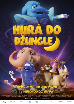 Český plakát filmu Hurá do džungle / Jungle Beat: The Movie