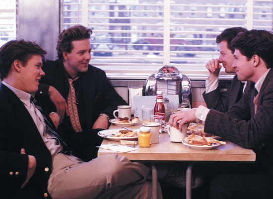 Kevin Bacon, Mickey Rourke, Daniel Stern, Tim Daly ve filmu Bistro / Diner