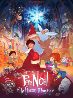 Plakát filmu Malý Santa a zázračná sněhová vločka / L'apprenti Père Noël et le flocon magique