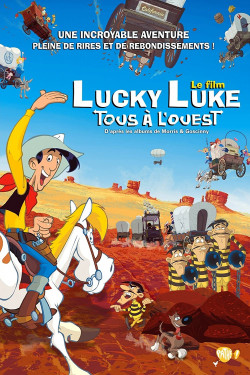 Plakát filmu Lucky Luke na Divokém západě / Tous à l'Ouest: Une aventure de Lucky Luke