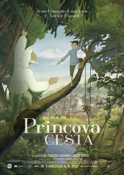 Český plakát filmu Princova cesta / Le voyage du prince