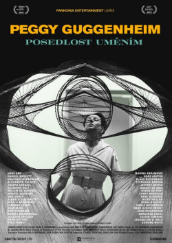Český plakát filmu Peggy Guggenheim: Posedlost uměním / Peggy Guggenheim: Art Addict