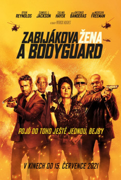 Český plakát filmu Zabijákova žena & bodyguard / Hitman's Wife's Bodyguard