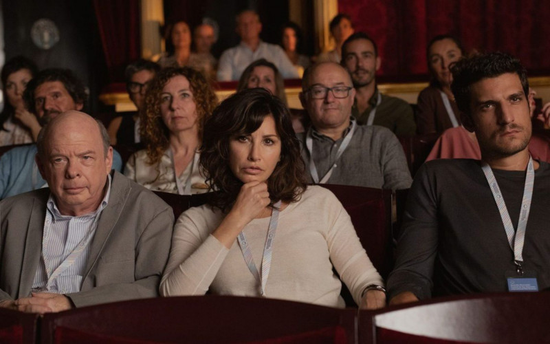 Wallace Shawn, Gina Gershon, Louis Garrel ve filmu Festival pana Rifkina / Rifkin's Festival