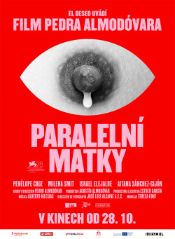 Český plakát filmu Paralelní matky / Madres paralelas