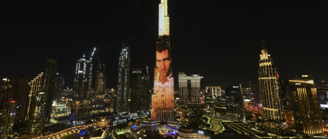 Nejvyšší budovu světa rozzářil seriál Arcane