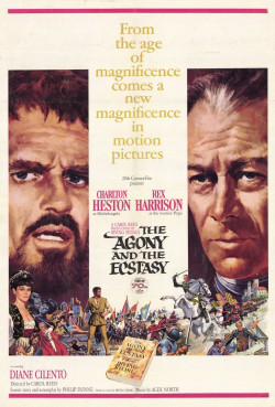 Plakát filmu Ve službách papeže / The Agony and the Ecstasy