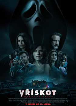 Český plakát filmu Vřískot / Scream